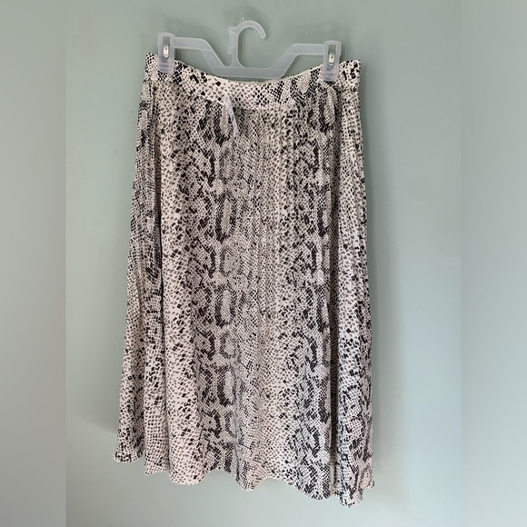 NWT J Crew Snake Print Skirt - Picture 1 of 6